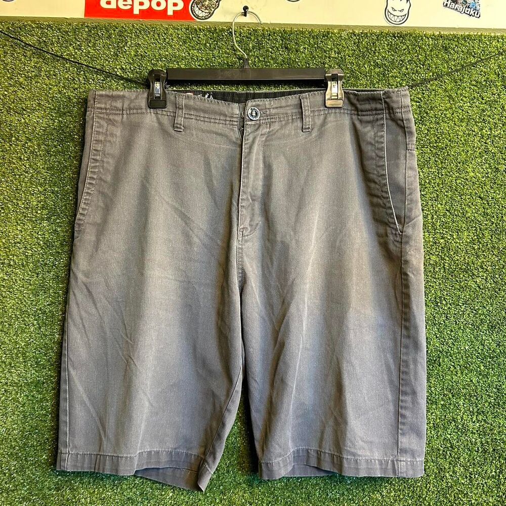 Volcom Men's Grey and Khaki Shorts